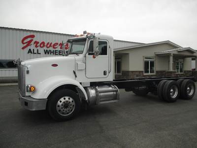 Peterbilt 367 Tandem Axle Cab & Chassis Truck - Cummins, 450HP, 18 Speed Manual