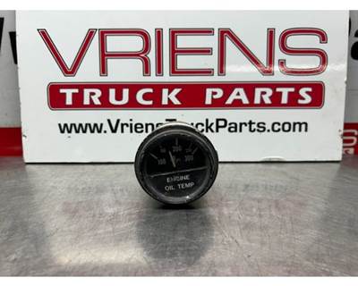 Peterbilt Oil Temp Gauge Black Bezel, Part # 17-02712