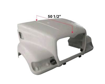 Mack Granite CV513/CV713 50.5" Centerline Hood, 2001-2007, Part # M1060A