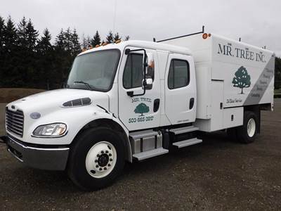2020 Freightliner M2 Crew Cab Chipper Dump Truck