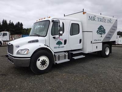 2020 Freightliner M2 Crew Cab Chipper Dump Truck