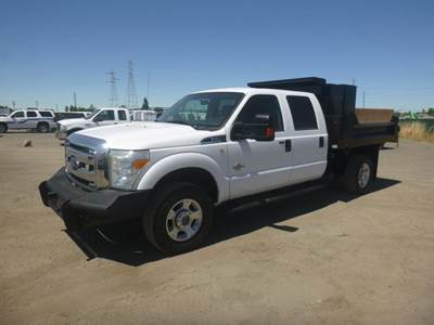 2014 Ford F250 Crew Cab Dump Truck