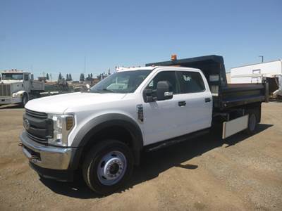 2018 Ford F550 Crew Cab Dump Truck