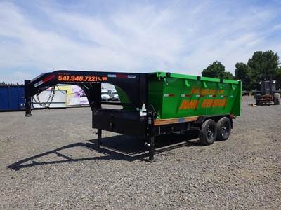 2024 Horizon 14' 2-Axle Roll Off Dump Trailer
