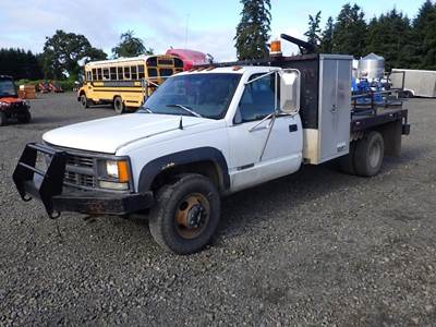 1997 Chevrolet 3500 10' Flatbed Truck