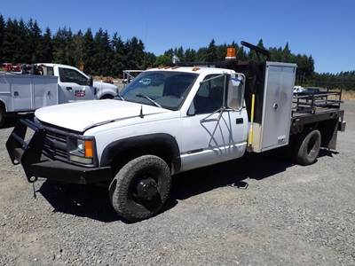 1997 Chevrolet 3500 11' Flatbed Truck