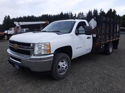 2014 Chevrolet 3500HD 12' Flatbed Truck