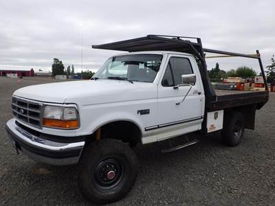 1994 Ford F-350 8' S/A Flatbed Truck