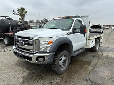 2011 Ford F550XLT Flat Bed Pickup Truck