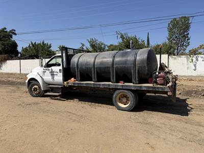 Ford F650 Flatbed Truck