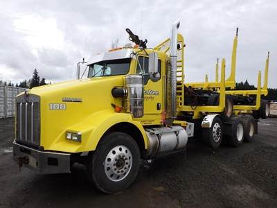 2008 Kenworth T800 3-Axle Logging Truck