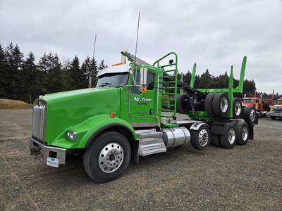 2015 Kenworth T800 3-Axle Logging Truck