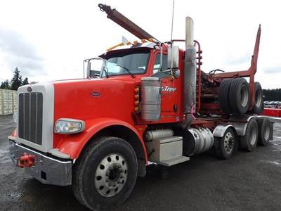 2016 Peterbilt 367 3-Axle Logging Truck