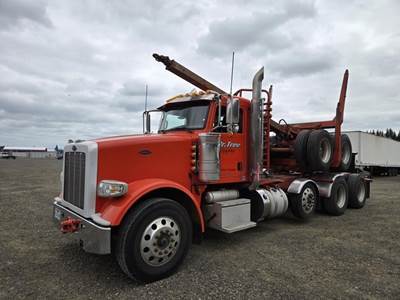 2017 Peterbilt 367 3-Axle Logging Truck