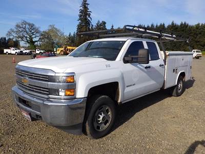 2017 Chevrolet 2500HD 8' S/A Utility Truck