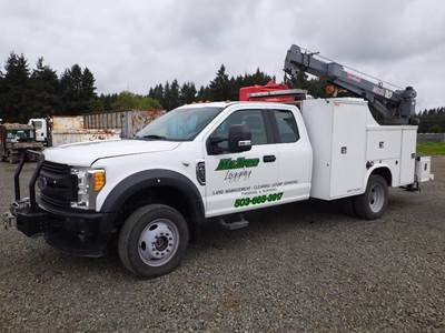 2017 Ford F-450 12' S/A Extra Cab Mechanic Truck