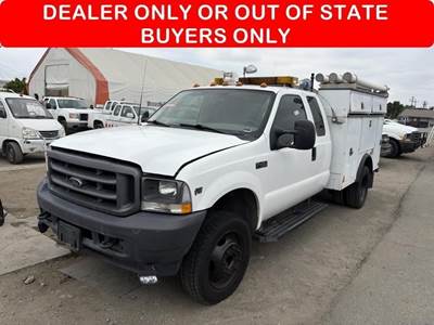 2003 Ford F450 Extra Cab Utility Truck