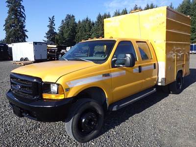 1999 Ford F-450 Crew Cab 9' Utility Truck