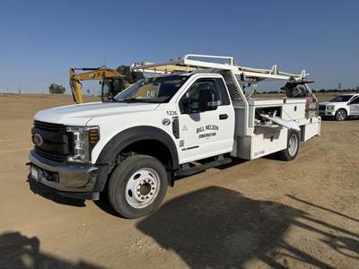 2019 Ford F450 Flatbed Utility Truck