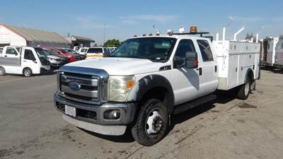 2011 Ford F550 Super Duty Crew Cab Utility Truck