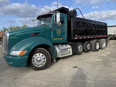 2011 Peterbilt 386 4-Axle Dump Truck