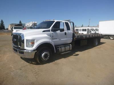 2016 Ford F650 Extra Cab Roll Back Tow Truck