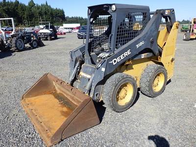 2018 John Deere 318G Skid Steer Loader