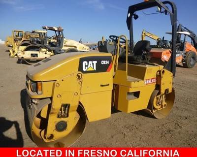 2008 Caterpillar CB34 Tandem Vibratory Roller