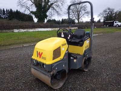 2019 Wacker Neuson RD12A Smooth Drum Roller Compactor