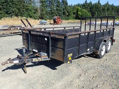 2008 Big Tex 70TV-140PT 14' T/A Utility Trailer