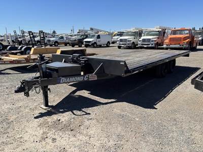 2022 Diamond C 18' Tra/Rem T/A Flatbed Trailer