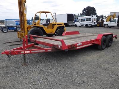 2016 Great Northern 18' T/A Flatbed Trailer