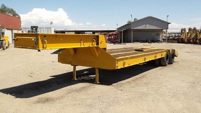 1968 Hyster C35TE-15 Flatbed Trailer