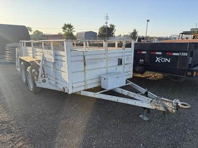 White 6'x12' Utility Trailer