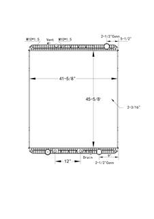 Freightliner Coronado Radiator-PTR (526623004)
