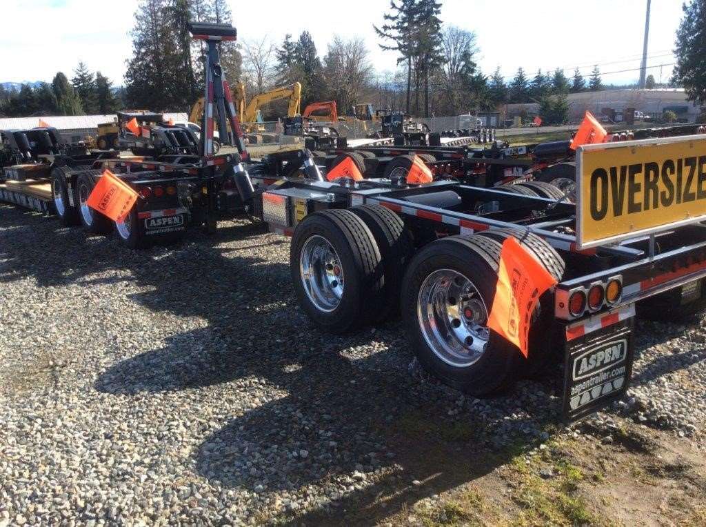 2016 Aspen 75 Ton TriAxle (3+3+2) Lowboy Trailer For Sale Lewiston