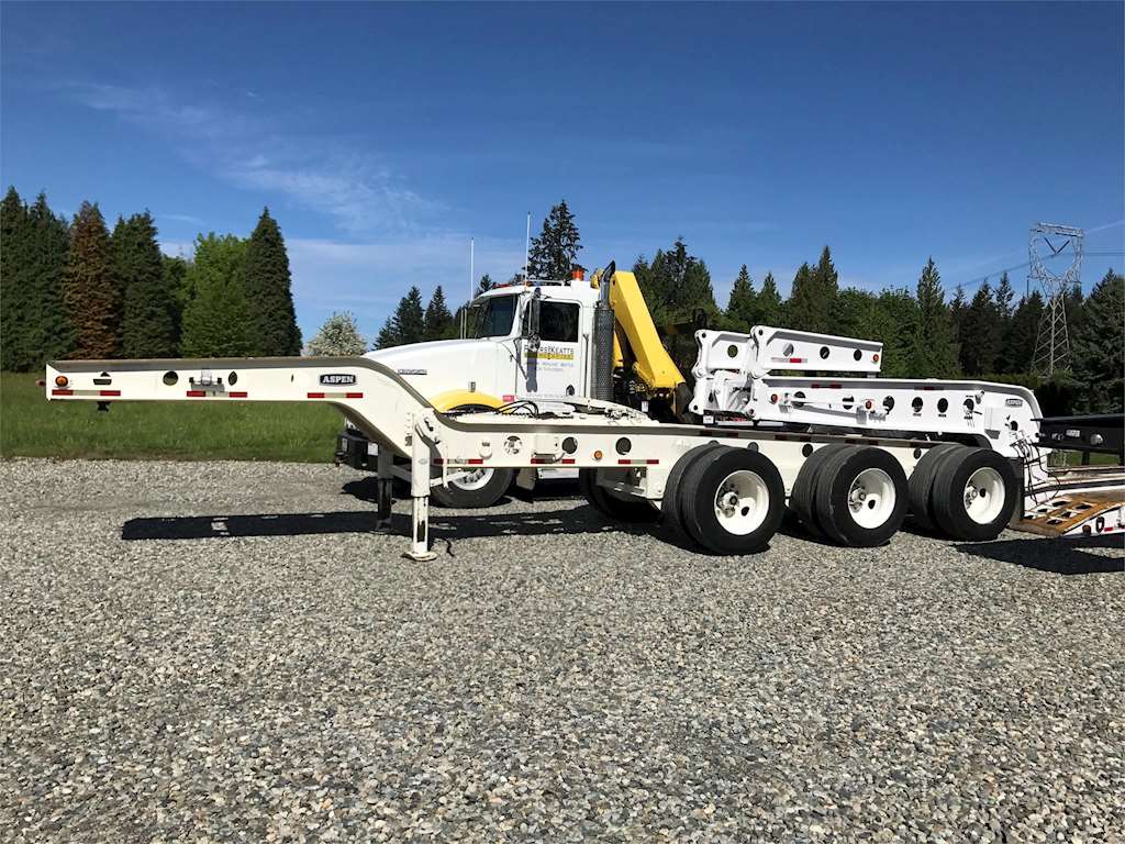 1999 Aspen 80 Ton Lowboy Trailer 3+3+2 Lowboy Trailer For Sale