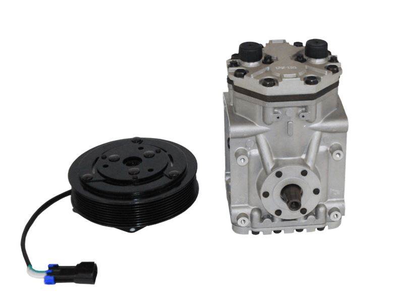 New York Style Ac Compressor 8 Groove Voltage 12 Clutch Diameter 6.