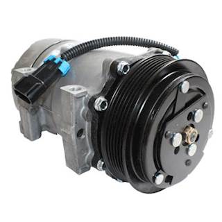New Ac Compressor 6 Groove Voltage: 12 Sanden Style 4039, 4424 & 4731 Clutch