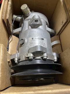 New Ac Compressor R12 7" V Belt Pulley.  Singe Electrical Line.  4 Bolt Hanger.