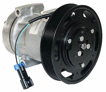 New Ac Compressor  Groove Voltage: 12 Sanden Style 4326 Clutch Diameter: 7” (180