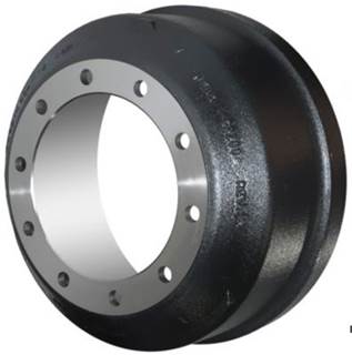 New Surplus Inboard Cast Brake Drum.  10 Hole 16.5" Drum. See Pic For Complete