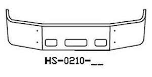 Peterbilt 387 Front Bumper