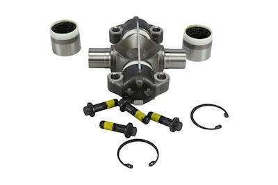New Aftermarket U-Joint  Greasable: No. Bolt Kit Included Bearing Plate