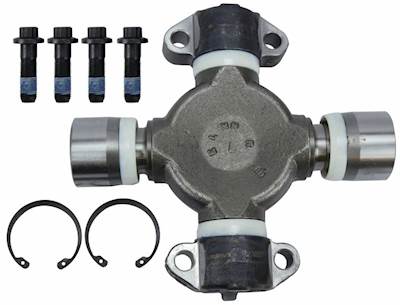 New Aftermarket U-Joint  Greasable: No. Bolt Kit Included CL To CL Brg. Bolt