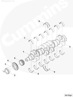 Cummins ISX Engine Part