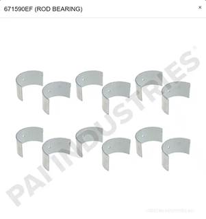 New Detroit Series 60 Rod Bearing Set, Part # 23526142