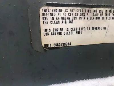 Detroit Series 60 14.0L DDEC IV Engine for a 2012 Peterbilt 388