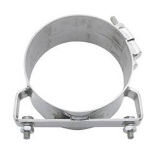 New Exhaust Clamp * Made Of High Quality Stainless Steel * Wide Style * 8 Inch