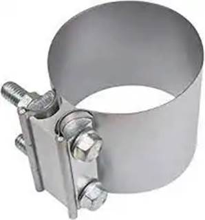New 5" Band Clamp Fits Many Applications, Double Bolt Design